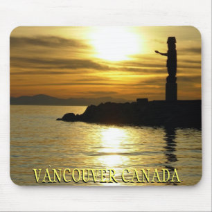 Tapis De Souris Vancouver Mousepad Souvenir Vancouver Sunset Cadea