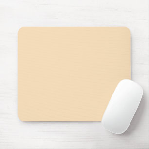 Tapis De Souris vanille solide crème beige clair
