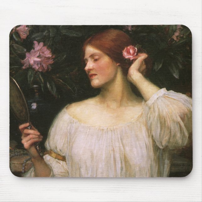 Tapis De Souris Vanité par John William Waterhouse (Devant)