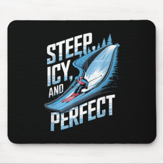 Tapis De Souris Vapeur Icy Et Parfait T-shirt Ski Alpin.png