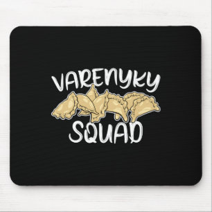 Tapis De Souris Varenyky Squad Cuisine Ukrainienne Drôle Ukraine S