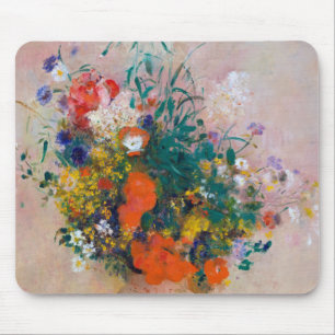 Tapis De Souris Vase de fleurs, Redon
