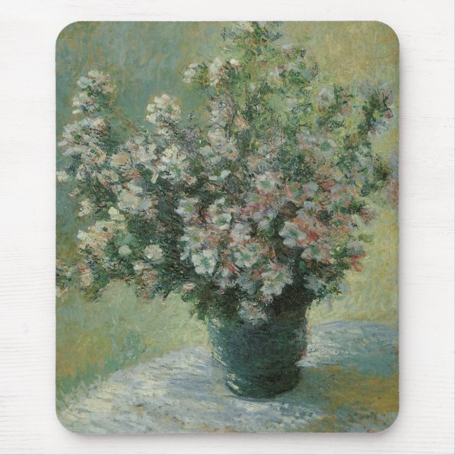 Tapis De Souris Vase des fleurs de Claude Monet (Devant)