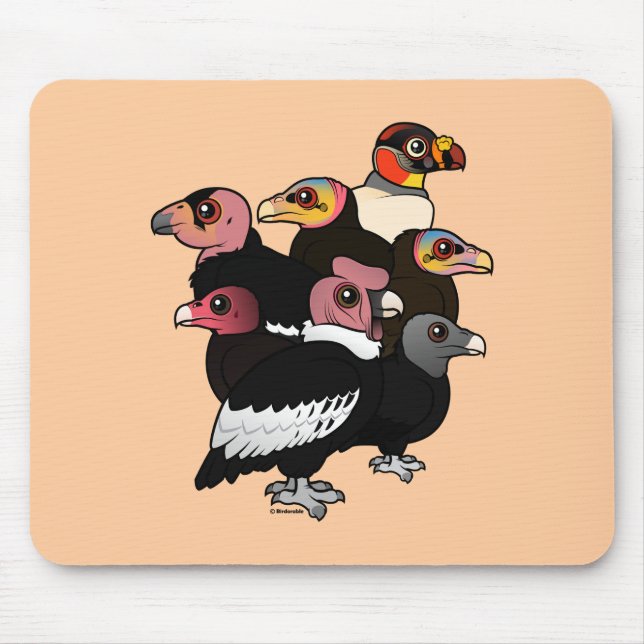 Tapis De Souris Vautours du nouveau monde (Devant)