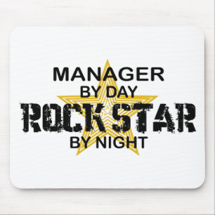 Tapis De Souris Vedette du rock de directeur par nuit