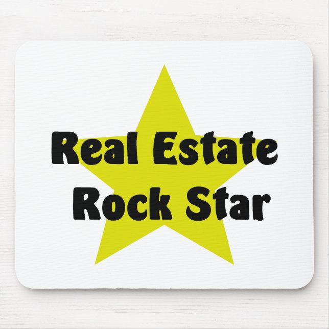 Tapis De Souris Vedette du rock d'immobiliers (Devant)