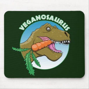 Tapis De Souris Vegan T-Rex - Humour du véganisme