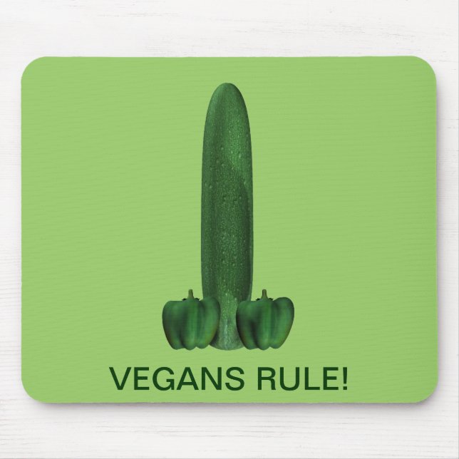 Tapis De Souris Vegans Rule ! (Devant)