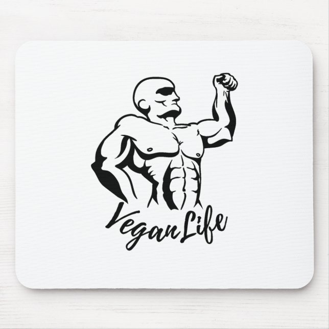 Tapis De Souris Végétal Végétal-Véganisme-Fruits-Légumes (Devant)