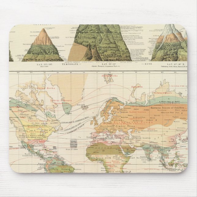 Tapis De Souris Végétation de distribution (Devant)