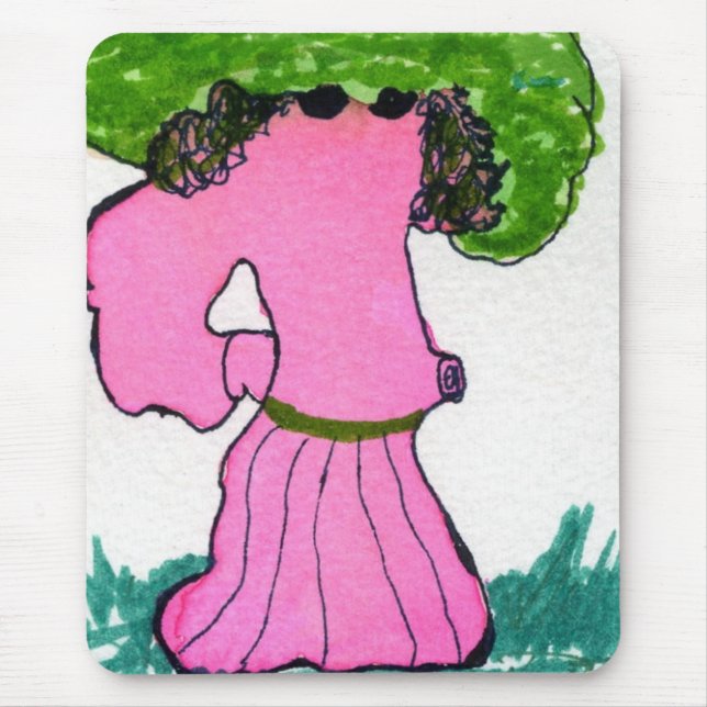 Tapis De Souris "Veggie Stroal Dance" Résumé Design Mousepad (Devant)