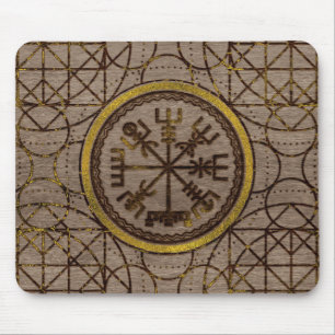 Tapis De Souris Vegvisir. La boussole magique de Viking de