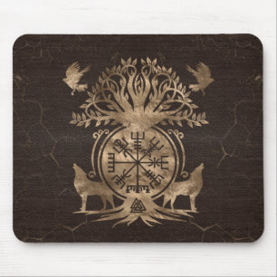 Tapis De Souris Vegvisir - Viking Compas Ornement
