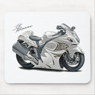Tapis De Souris Vélo de blanc de Hayabusa