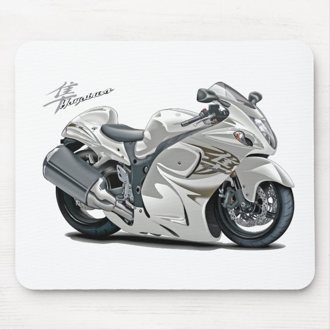 Tapis De Souris Vélo de blanc de Hayabusa (Devant)