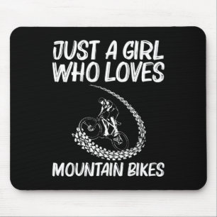 Tapis De Souris Vélo de montagne cool pour filles Vélo tout terrai