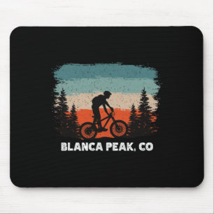 Tapis De Souris Vélo de Montagne Rétro Coucher de Soleil Vintage B