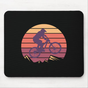 Tapis De Souris Vélo de Montagne Vintage Mtb Cyclisme Cycliste