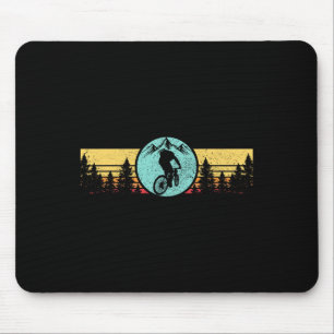 Tapis De Souris Vélo de Montagne Vintage Rétro Mtb Cyclisme Nat
