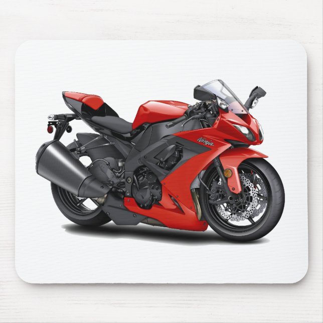 Tapis De Souris Vélo de rouge de Ninja (Devant)