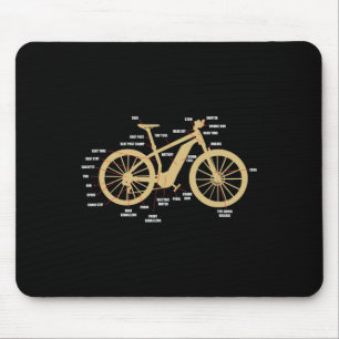 Tapis De Souris Vélo Pedelec pour cyclistes Pièces de vélo électri