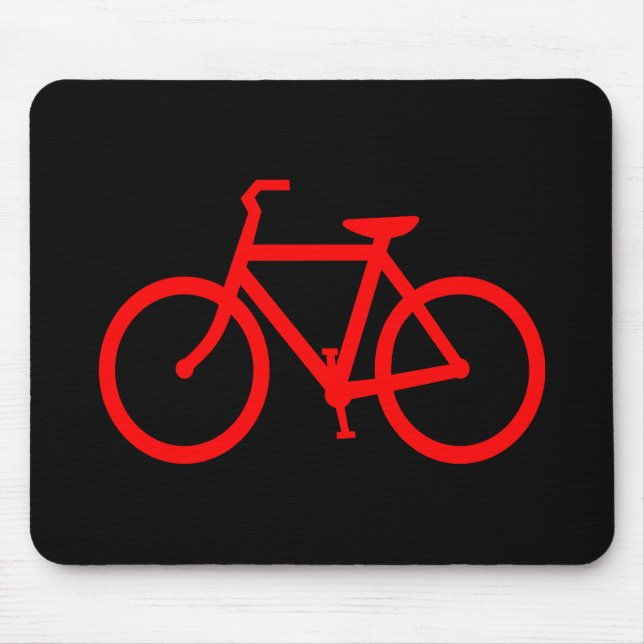Tapis De Souris Vélo Rouge (Devant)