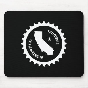 Tapis De Souris Vélo tout terrain de Californie Ca Mtb Vtt