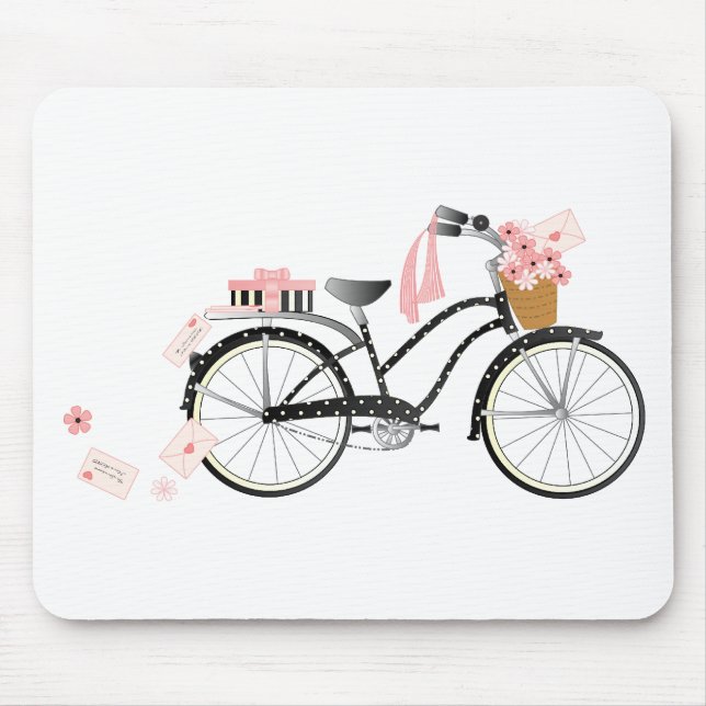 Tapis De Souris Vélo Valentine (Devant)