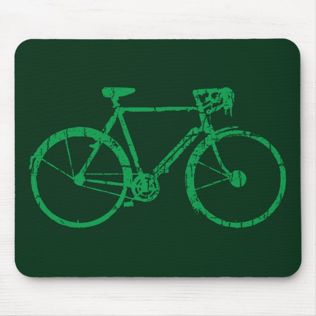 Tapis De Souris vélo vert . cool vélo (Devant)