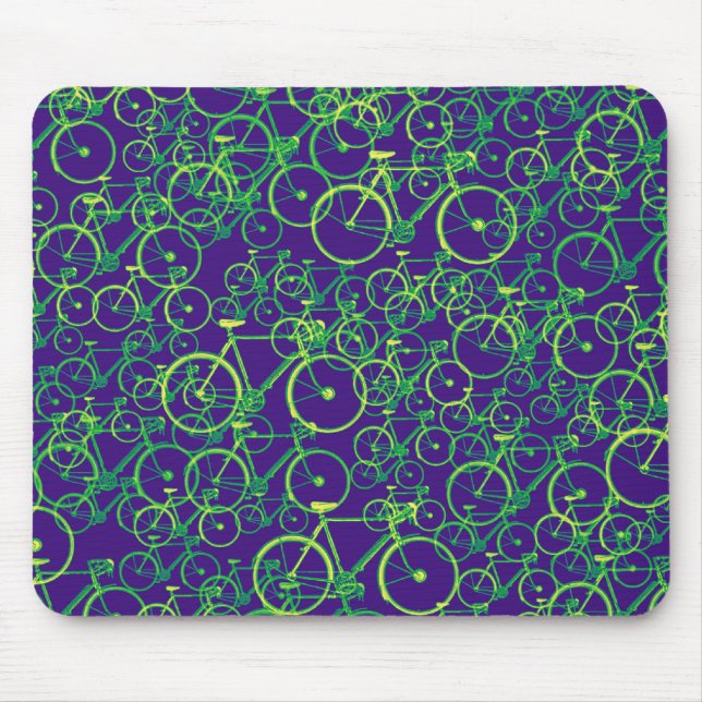 Tapis De Souris vélos : motif cycliste (Devant)