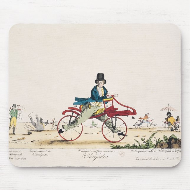 Tapis De Souris Vélos sur rail (Devant)