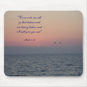 Tapis De Souris "Venez à moi, tout le YE qui travaillent…