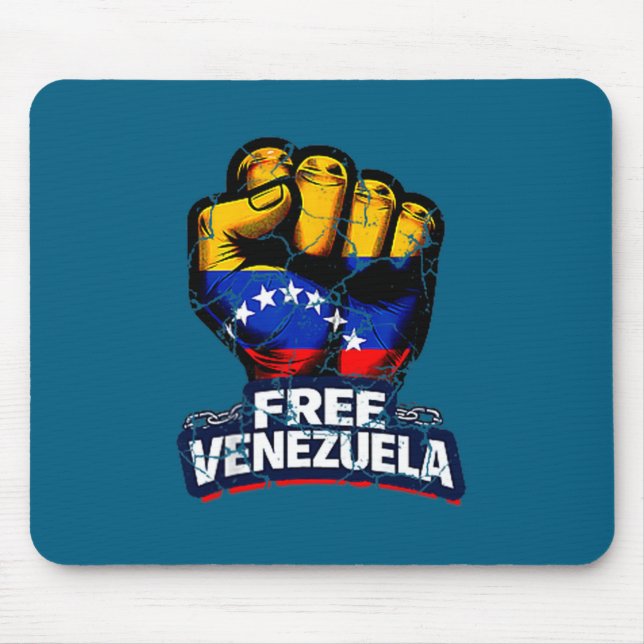 Tapis De Souris Venezuela Flag Venezuela Libre 2026  (Devant)