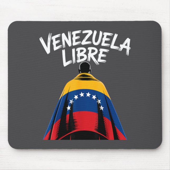 Tapis De Souris Venezuela Libre 2026 Drapeau Vénézuéla  (Devant)