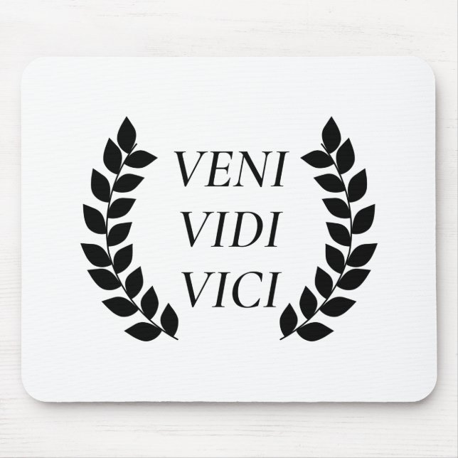 Tapis De Souris Veni Vidi Vici (Devant)