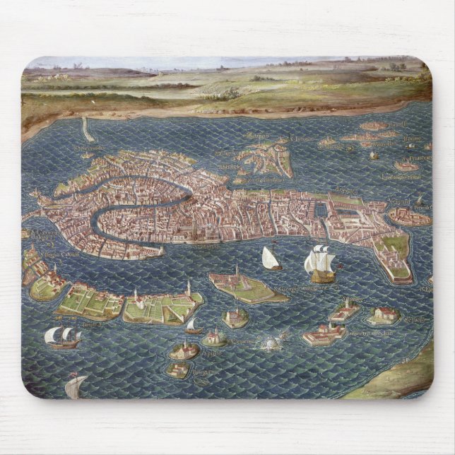 Tapis De Souris VENISE : CARTE, XVIème siècle (Devant)