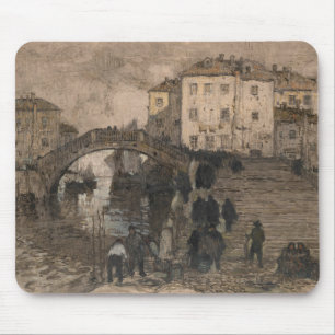 Tapis De Souris Venise, Italie (Paysage vénitien Vintage)