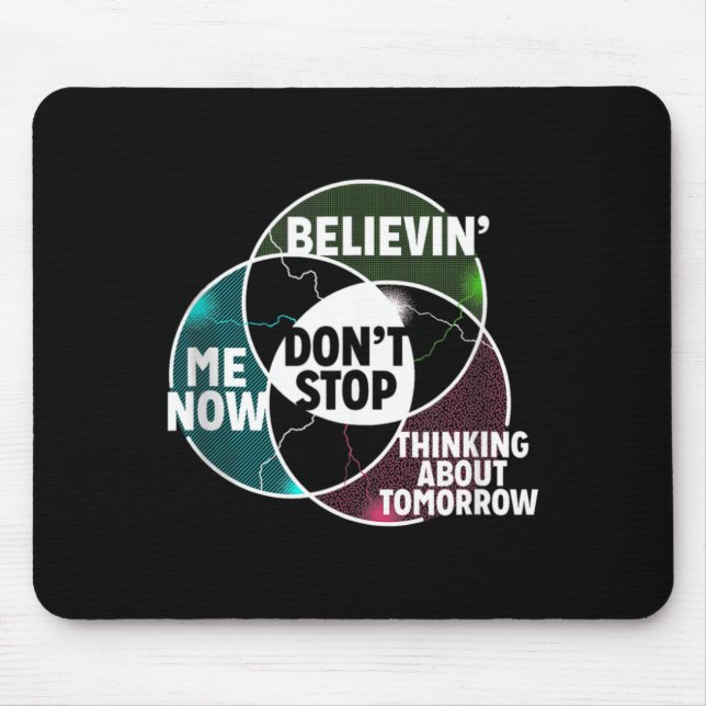 Tapis De Souris Venn Diagram Don't Stop Algebra Math  (Devant)