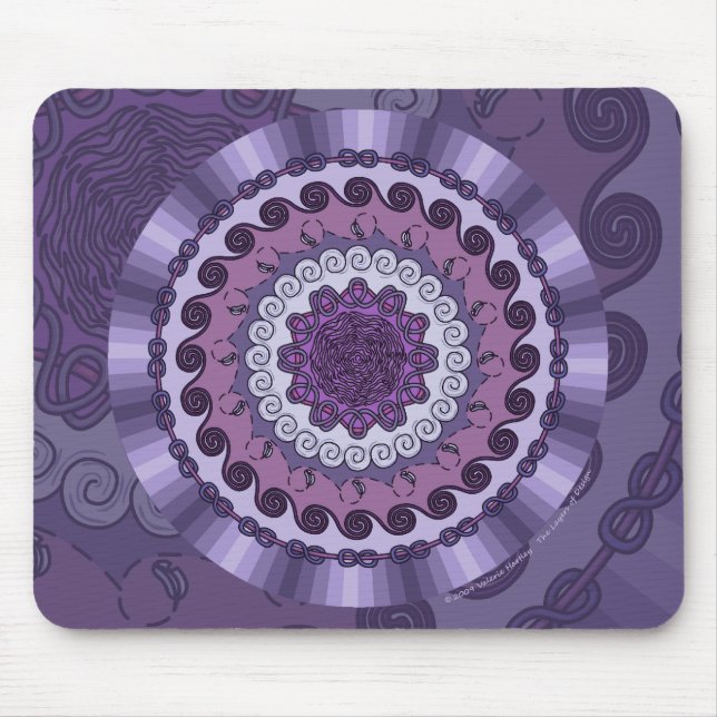 Tapis De Souris Vent Mandala Mousepad (Devant)