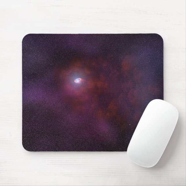 Tapis De Souris Vent Pulsar D'Une Étoile Neutron. (Avec souris)