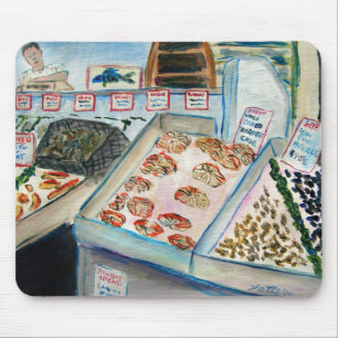 Tapis De Souris Vente de fruits de mer Mousepad (Pike Place Seattl