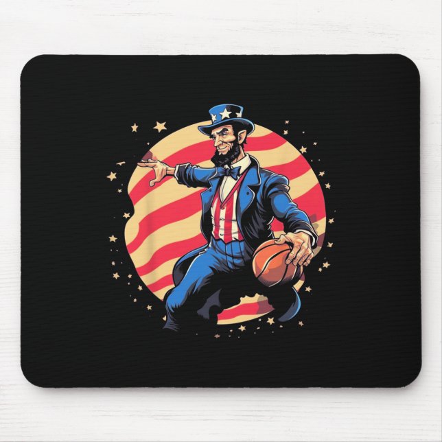 Tapis De Souris Ventilateurs Et Joueurs Abraham Lincoln (Devant)