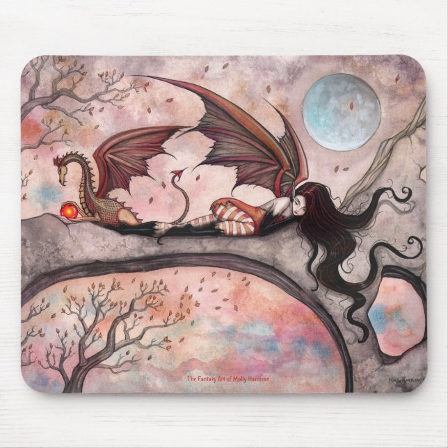 Tapis De Souris Vents de l'Imaginaire gothique d'automne Mousepad (Devant)