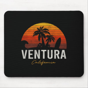 Tapis De Souris Ventura Beach California Palms Surf de vacances Su