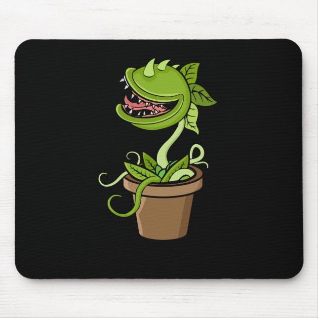 Tapis De Souris Vénus Trap Plante Cadeau Hommes Carnivore Plantes (Devant)