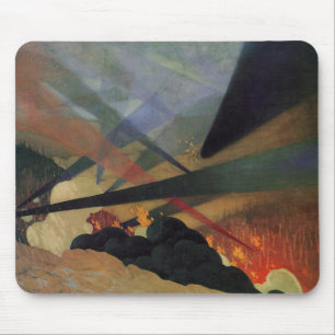 Tapis De Souris Verdun (World War One Battle Scene) (par Vallotton