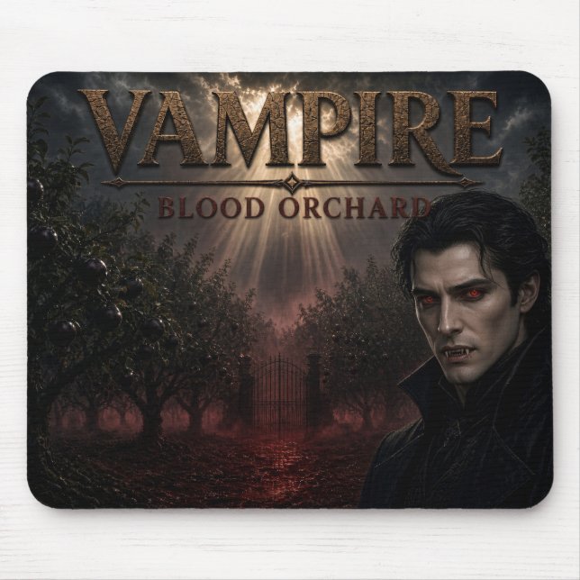 Tapis De Souris Verger de sang de vampire Dark Realism (Devant)