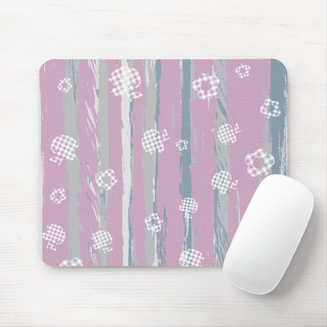 Tapis de souris – Verger Gingham (Avec souris)