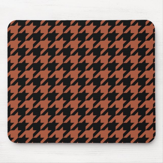 Tapis De Souris Vérification Brown de la position noire (Devant)