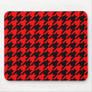 Tapis De Souris Vérification de la position de base rouge et noire